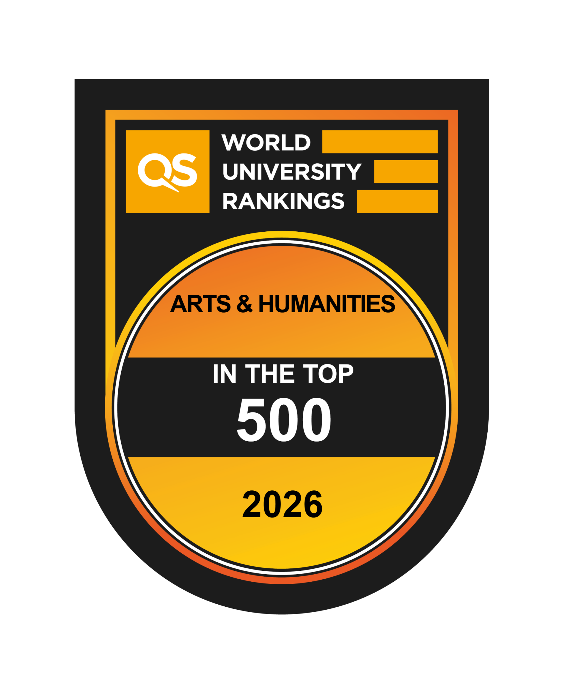 QS Broad Subject Area: Art & Humanities 2026