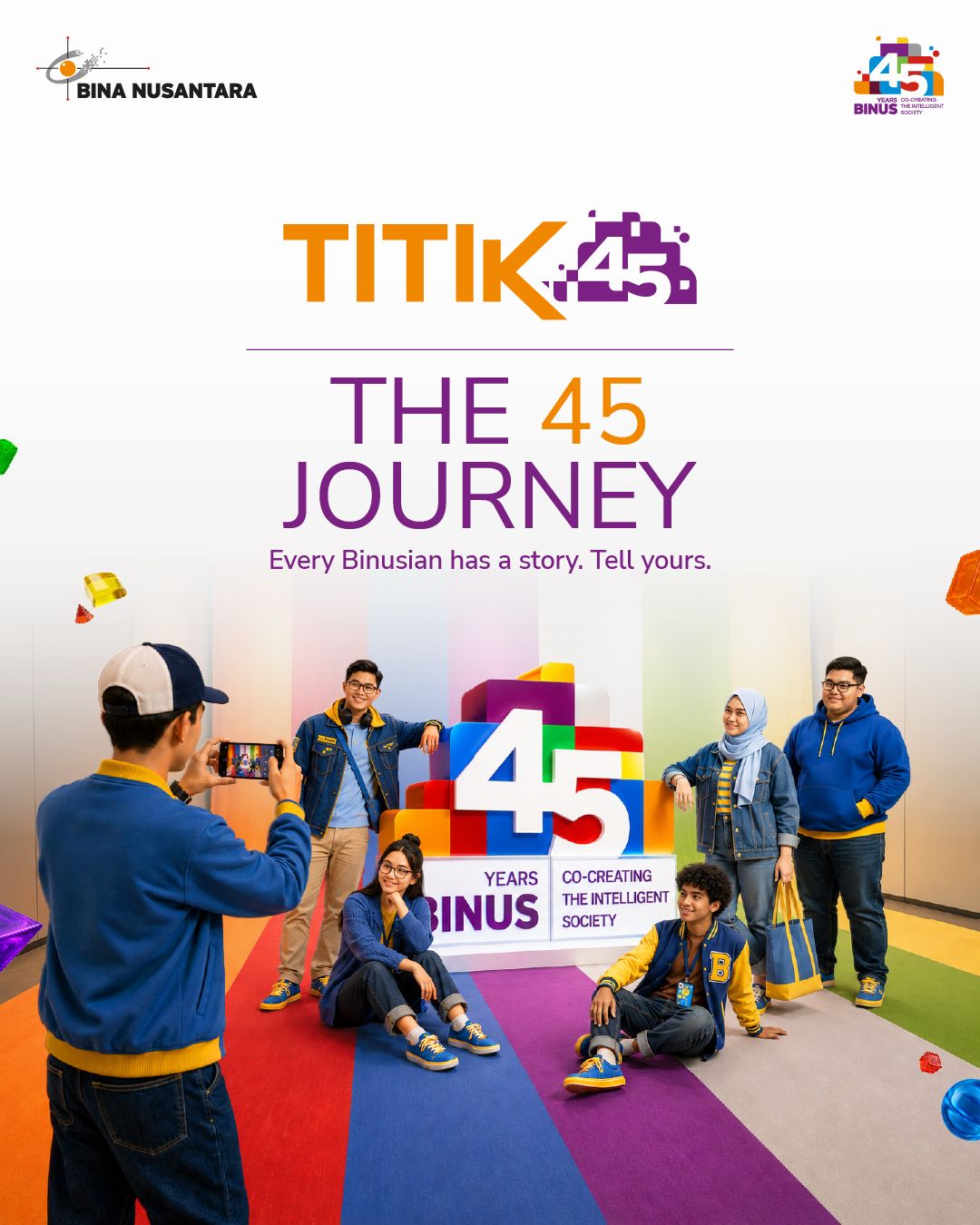 Poster Titik BINUS 45